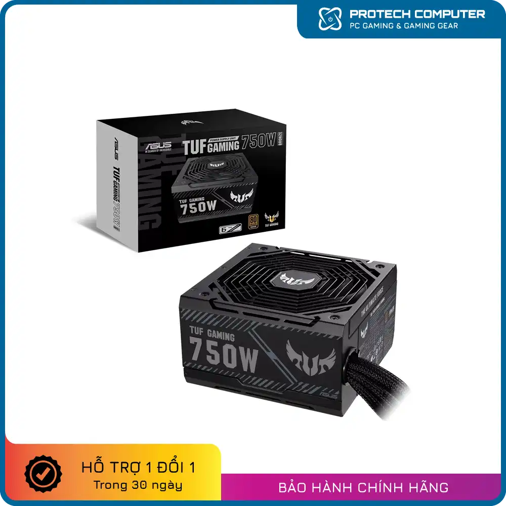 Nguồn máy tính ASUS TUF Gaming 750B - 80 Plus Bronze (750W)